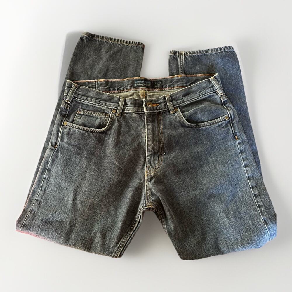 Patagonia Men’s Jeans 33x30 Blue Denim Straight Leg Classic Fit Medium Wash
